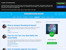 Tablet Screenshot of knowhow-now.com